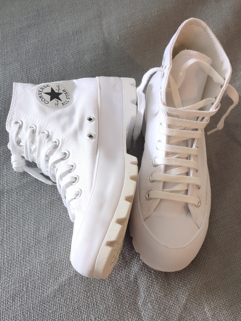 Converse Women's White Platform Chuck Taylor All Star High-Top Sneakers